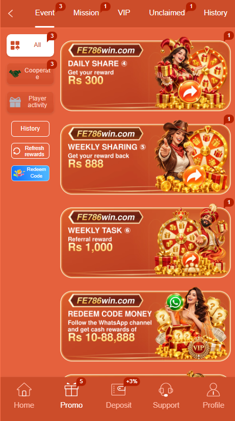 Fe786win game download apk