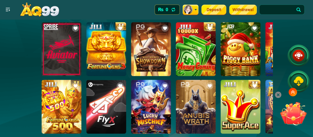 Aq99 game login
